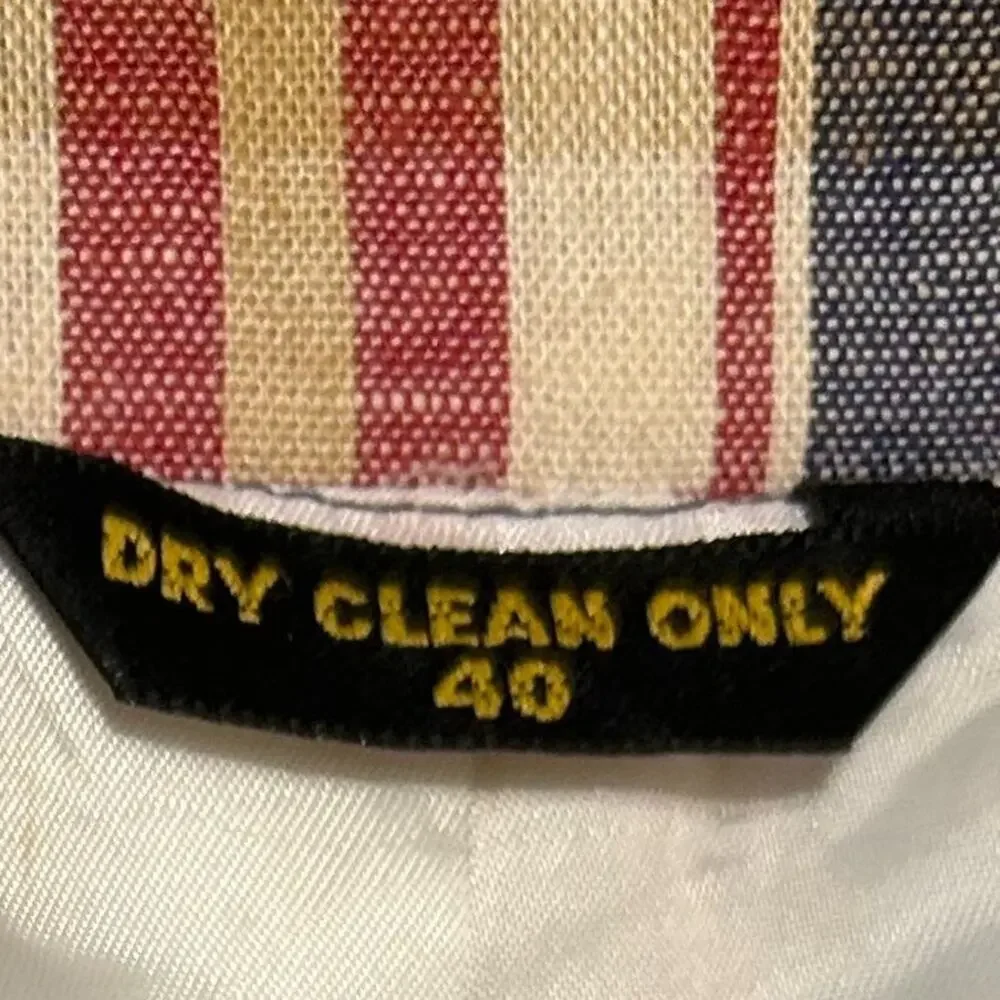 Vintage 60’s 70’s Haggar plaid linen preppy  Country Club blazer.Size 40